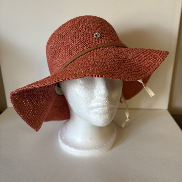 Flora Bella Sun Hat Pink Natural Paper Straw Summer Beach Vacation Resort Cruise main image 7